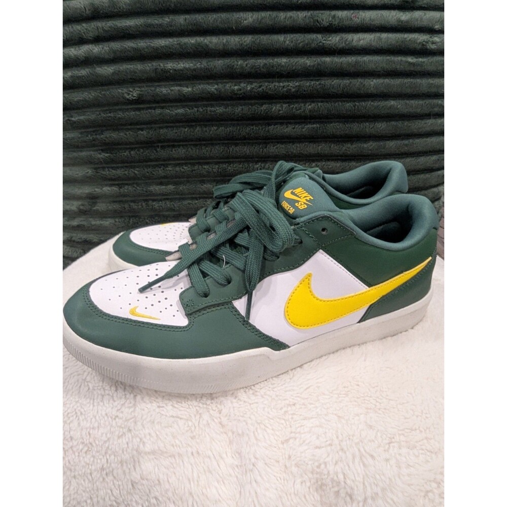 Nike Sb Force 58 Brazil FIFA Gorge Green Yellow EUC Men's Sz 11